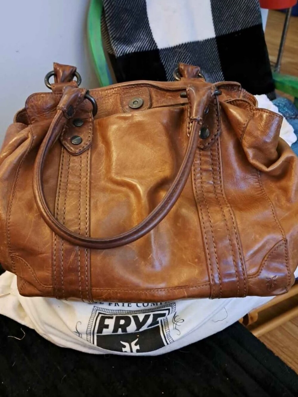 Frye Melissa Leather Satchel / Tote